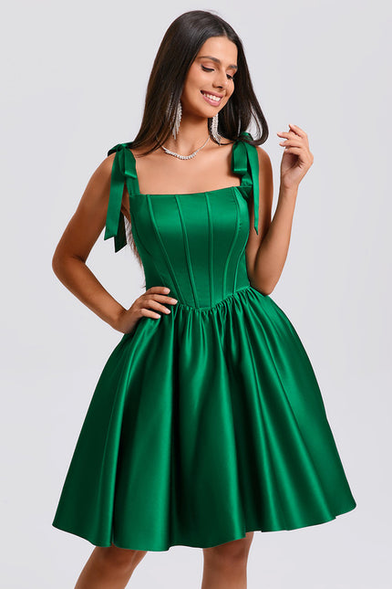 Robe De Bal Émeraude Enjouée - gallery 3