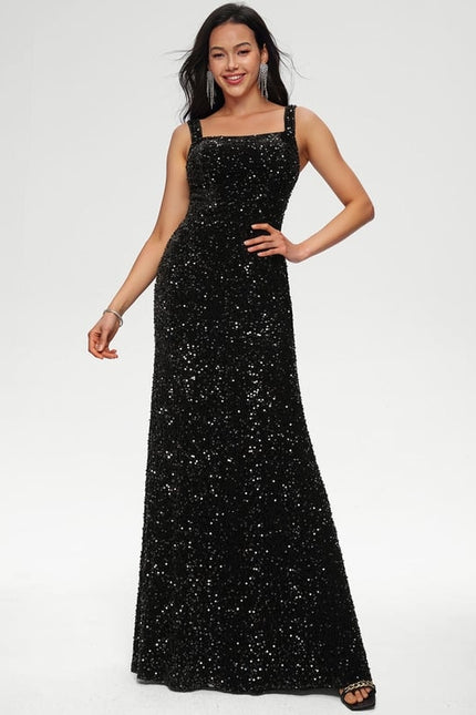 Robe De Bal Pailletée Élégante - gallery 3