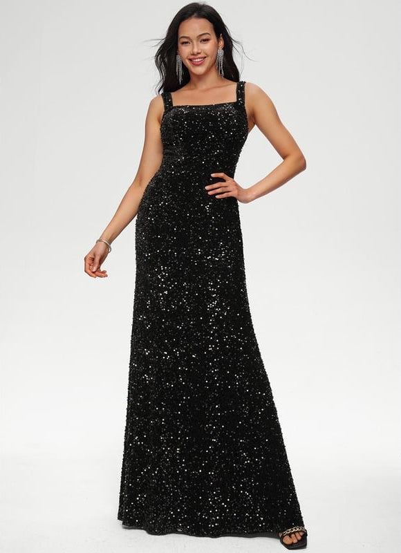 Robe De Bal Pailletée Élégante - gallery 3