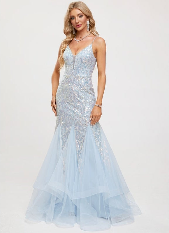 Robe De Bal Sirène Éclatante - gallery 5