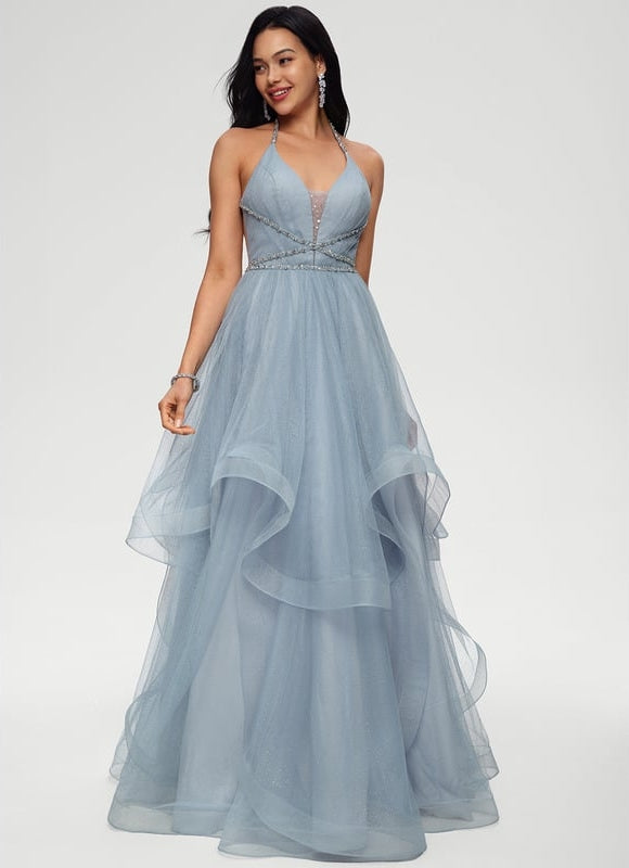 Robe De Bal Tulle Aérienne - gallery 2