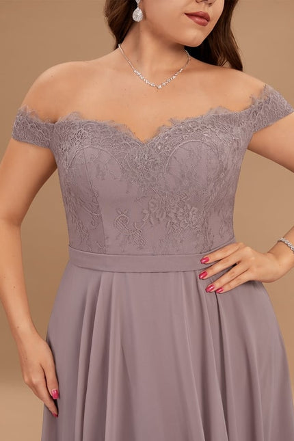 Robe De Bal Lavande Flottante - gallery 9