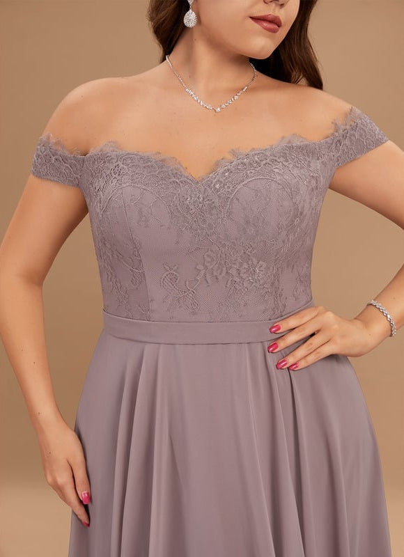 Robe De Bal Lavande Flottante - gallery 9