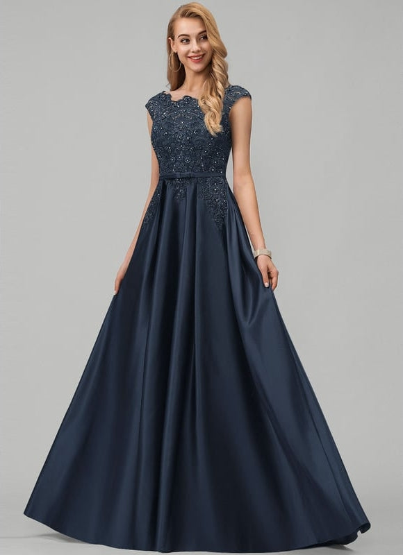 Robe De Bal Gala Satinée Éclat