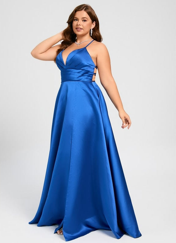 Robe De Bal Longue Satinée - gallery 6