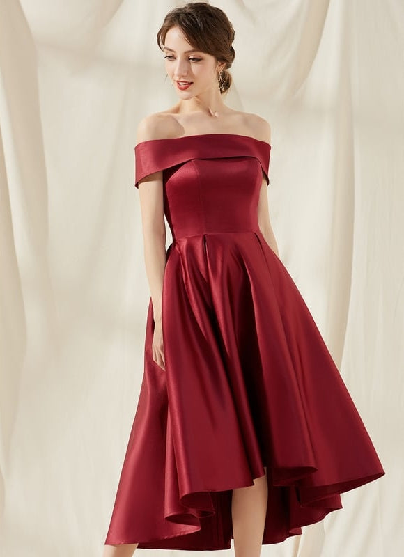 Robe De Bal Rouge Velours Chic