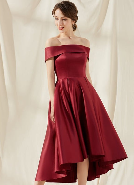 Robe De Bal Rouge Velours Chic