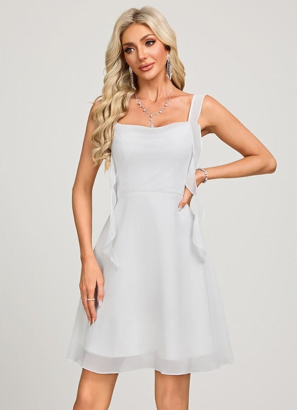 Robe De Bal Flottante Blanche - gallery 3