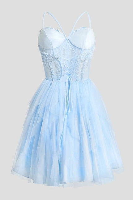Robe De Bal Tulle Ciel - gallery 6