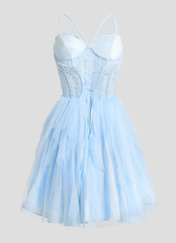 Robe De Bal Tulle Ciel - gallery 6