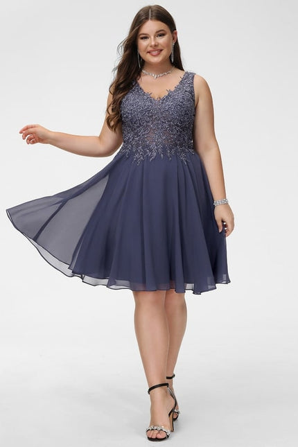 Robe De Bal Bleu Poudré Chic - gallery 6