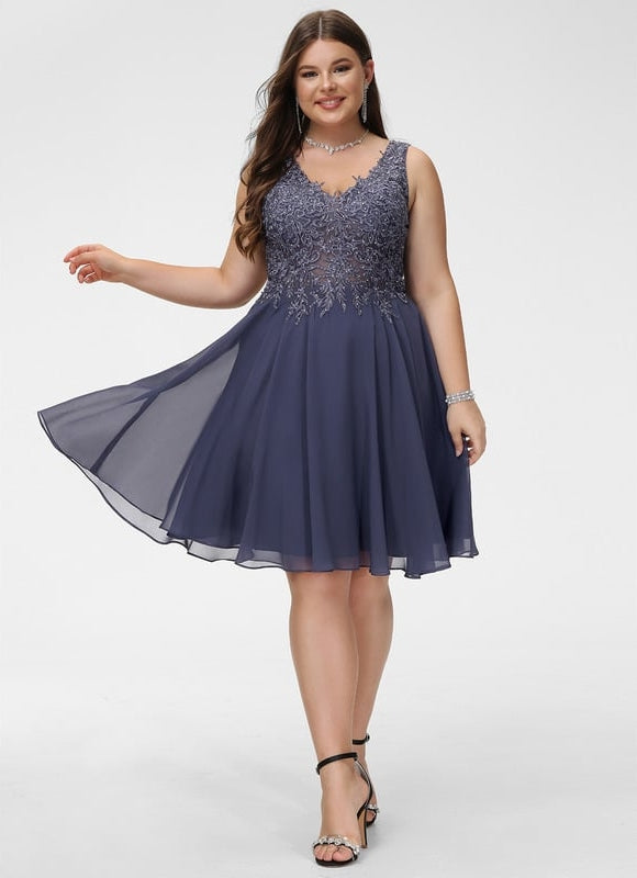 Robe De Bal Bleu Poudré Chic - gallery 6