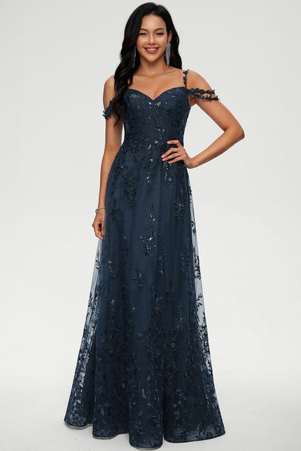 Robe De Bal Émeraude Délicate - gallery 1