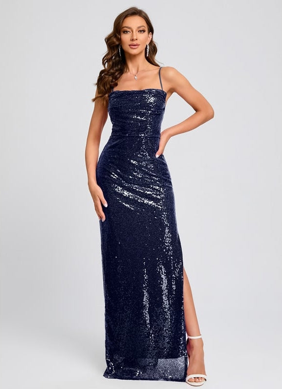 Robe De Bal Glamour Marine - gallery 3