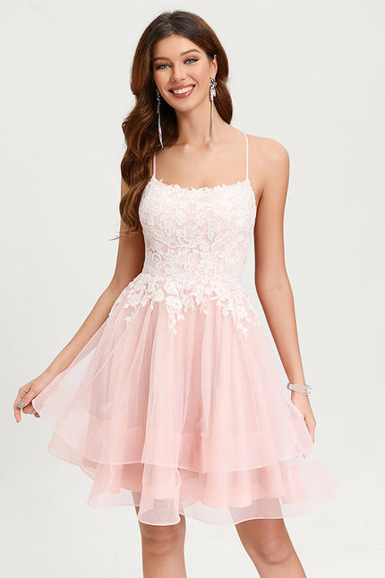 Robe De Bal Tulle Rose