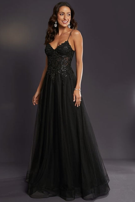 Robe De Bal Vaporeuse Céleste - gallery 3