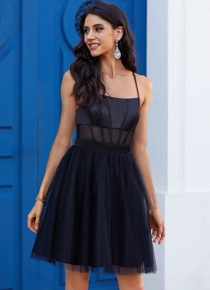Robe De Bal Tulle Courte