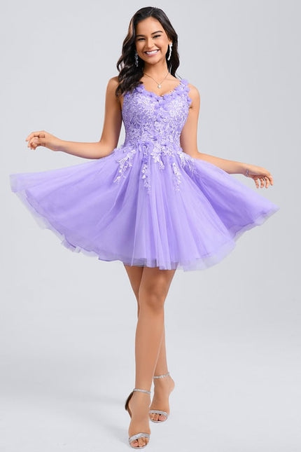 Robe De Bal Tulle Lavande - gallery 5