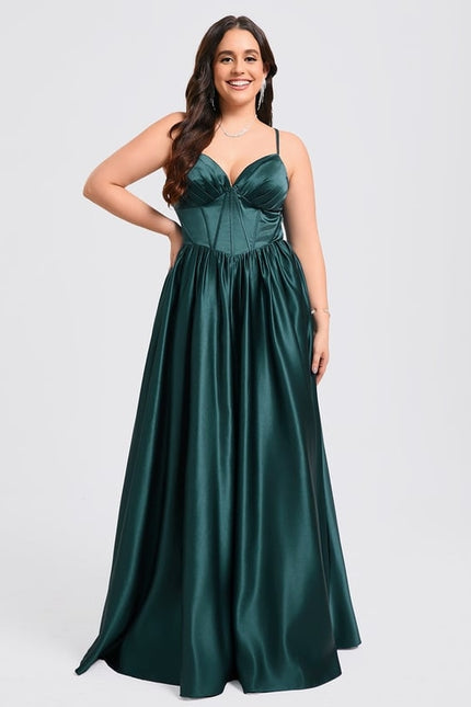 Robe De Bal Bal Satinée Profonde - gallery 8