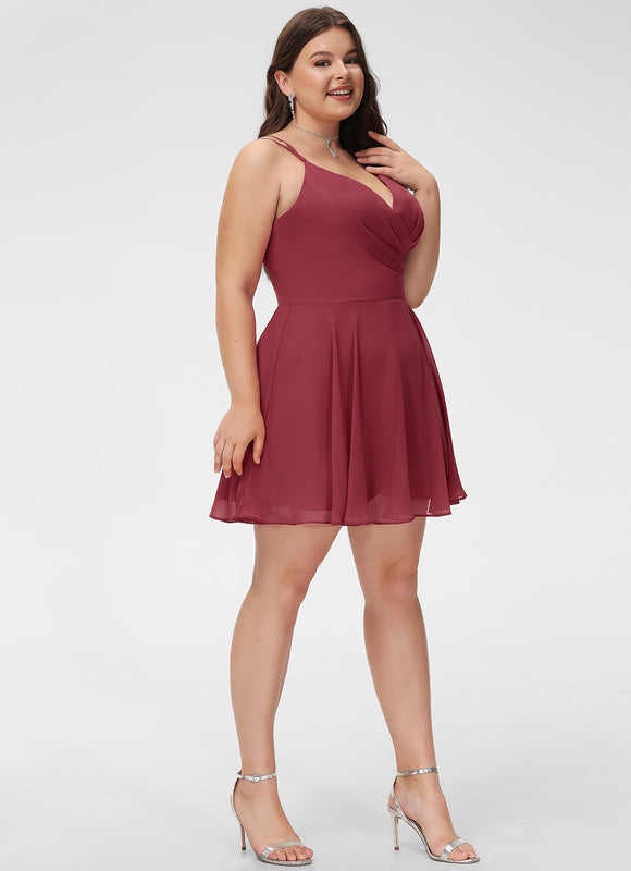 Robe De Bal Fluide Rose - gallery 6
