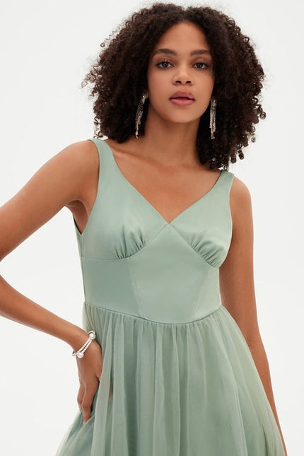 Robe De Bal Émeraude Aérienne - gallery 5