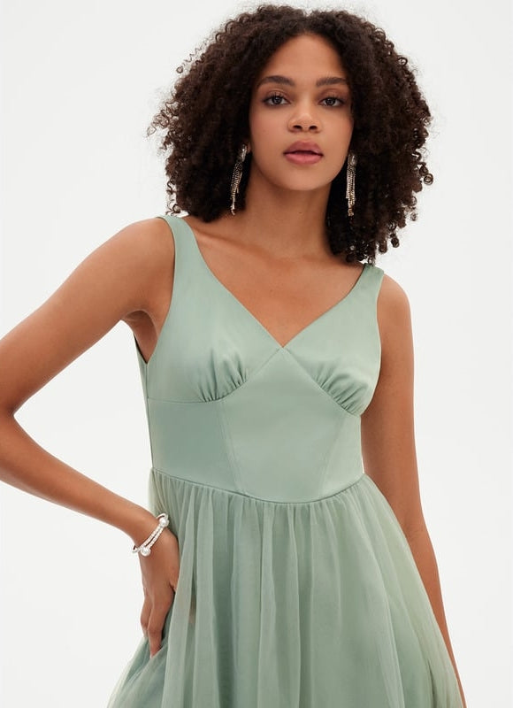 Robe De Bal Émeraude Aérienne - gallery 5