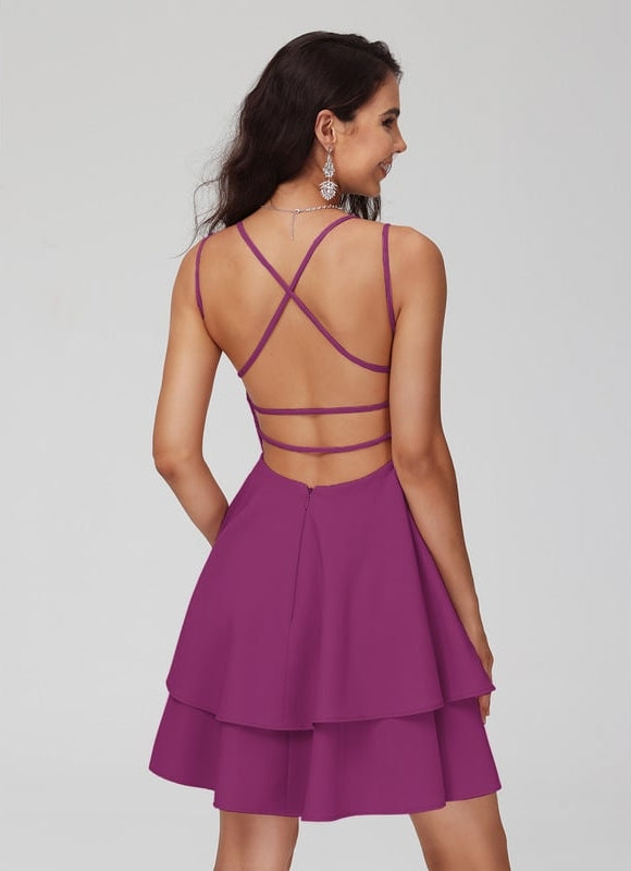 Robe De Bal Rose Vaporeuse - gallery 2