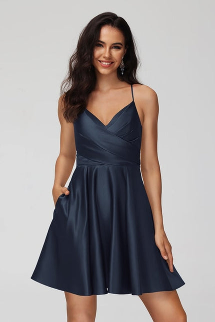 Robe De Bal Satinée Décontractée