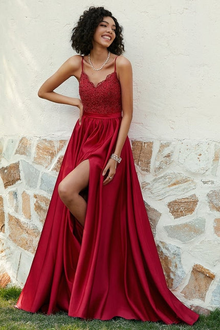 Robe De Bal Ébène Satinée - gallery 2