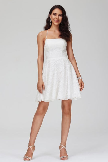 Robe De Bal Élégance Blanc Céleste - gallery 4