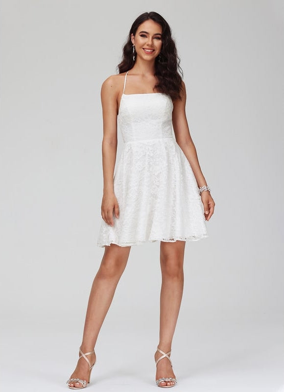 Robe De Bal Élégance Blanc Céleste - gallery 4