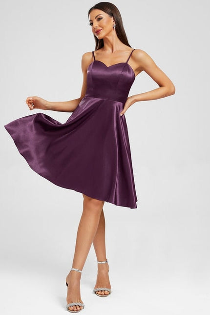 Robe De Bal Violette Brillante - gallery 2
