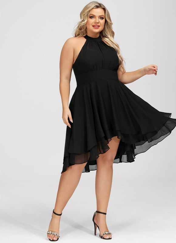 Robe De Bal Noir Flottante - gallery 5