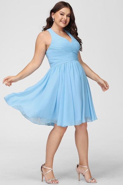 Robe De Bal Mousseline Bordeaux - gallery 8