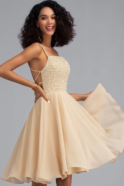 Robe De Bal Mousseline Éclatante