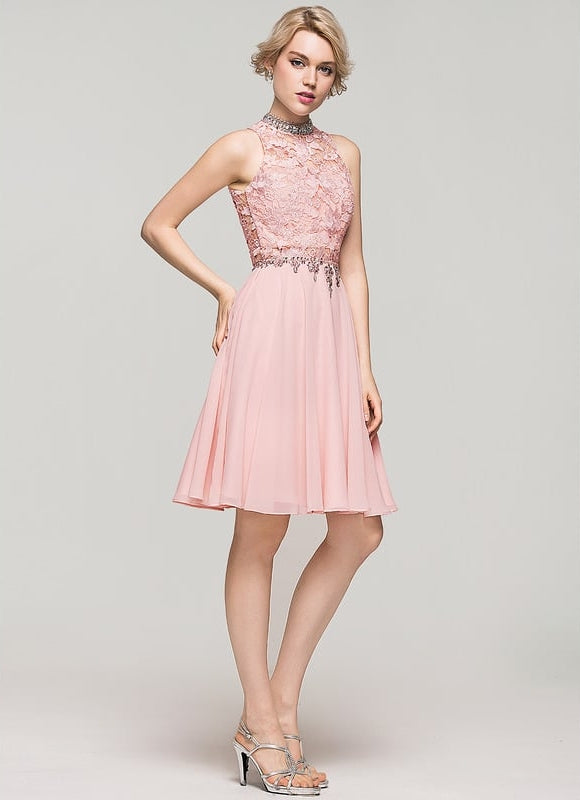 Robe De Bal Chiffon Perlée - gallery 6