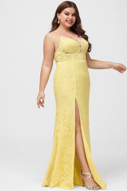 Robe De Bal Jaune Floral - gallery 7