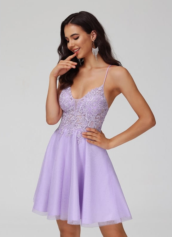 Robe De Bal Lilas Éthérée - gallery 2