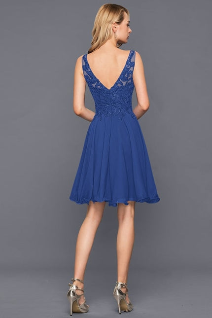 Robe De Bal Saumon Délicate - gallery 1