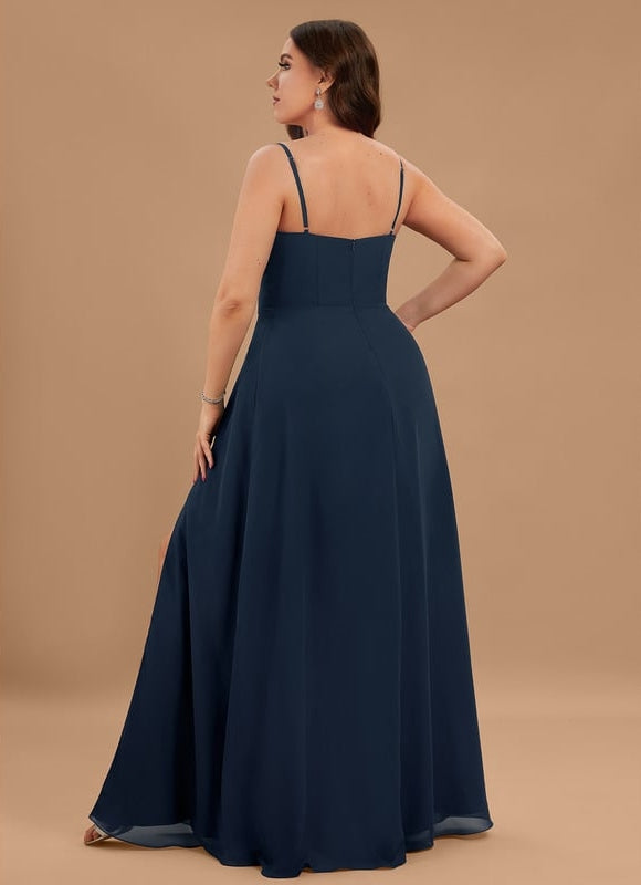 Robe De Bal Fluide Verte - gallery 5