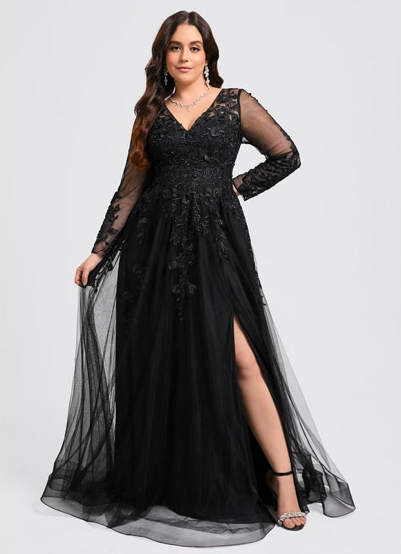 Robe De Bal Manche Longue - gallery 8