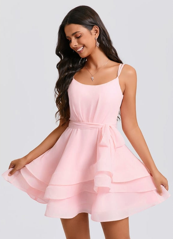 Robe De Bal Mousseline Légère - gallery 1