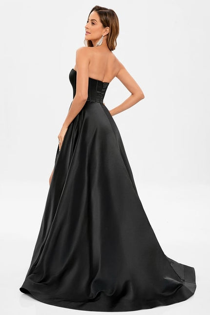 Robe De Bal Noire Volumineuse - gallery 5