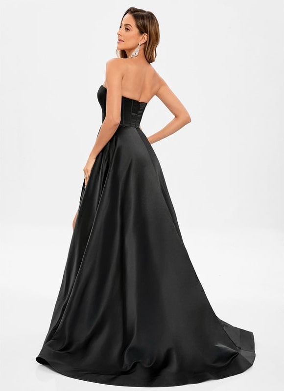 Robe De Bal Noire Volumineuse - gallery 5
