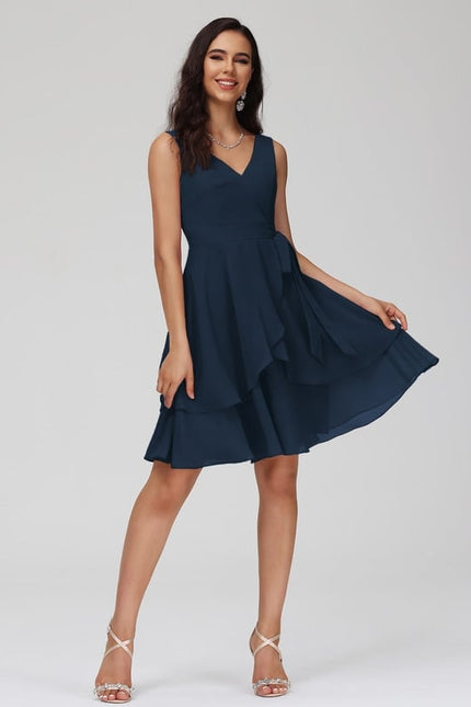 Robe De Bal Fluide Rose - gallery 1