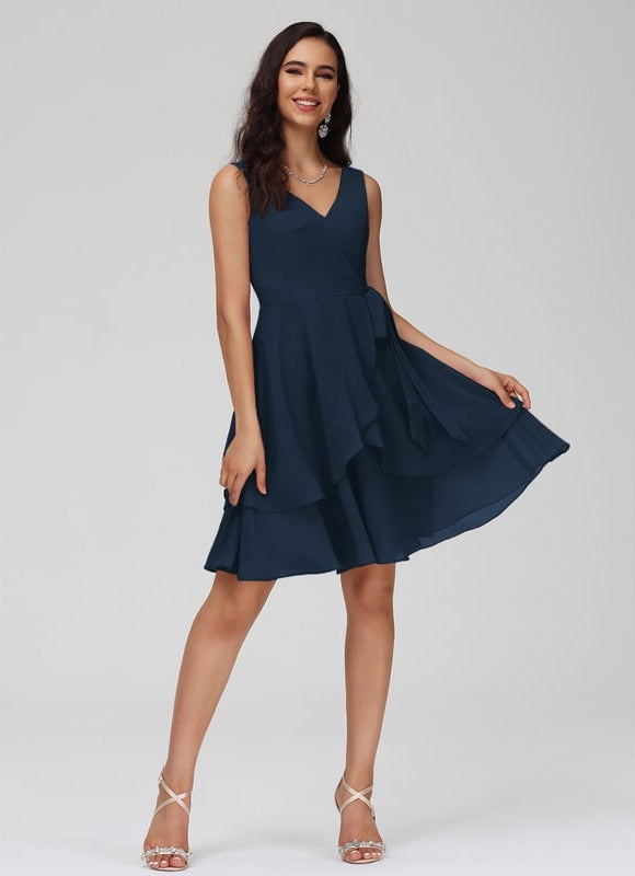 Robe De Bal Fluide Rose - gallery 1
