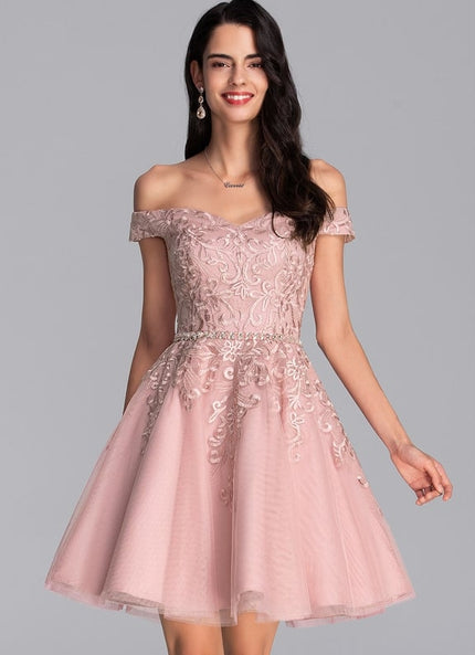 Robe De Bal Tulle Ornée