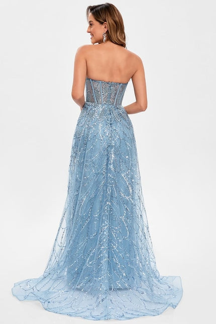 Robe De Bal Éclat Argenté - gallery 6