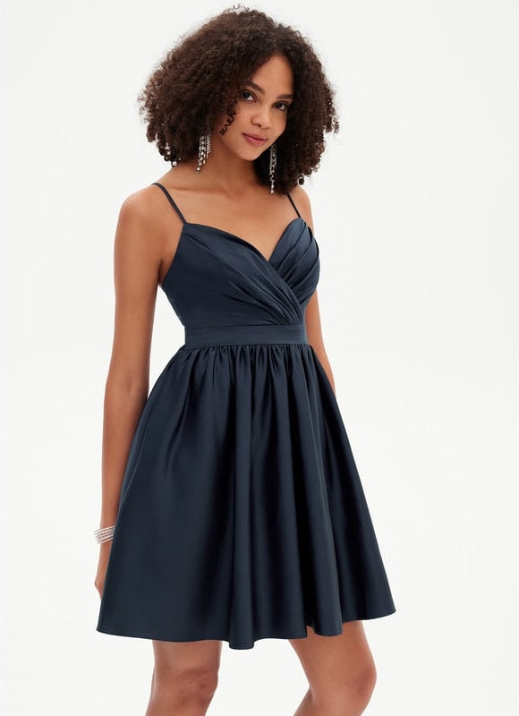 Robe De Bal Satinée Décontractée - gallery 6