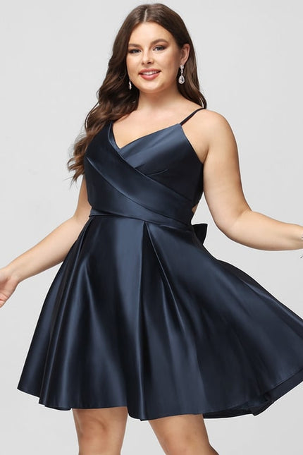 Robe De Bal Satinée Décontractée - gallery 8